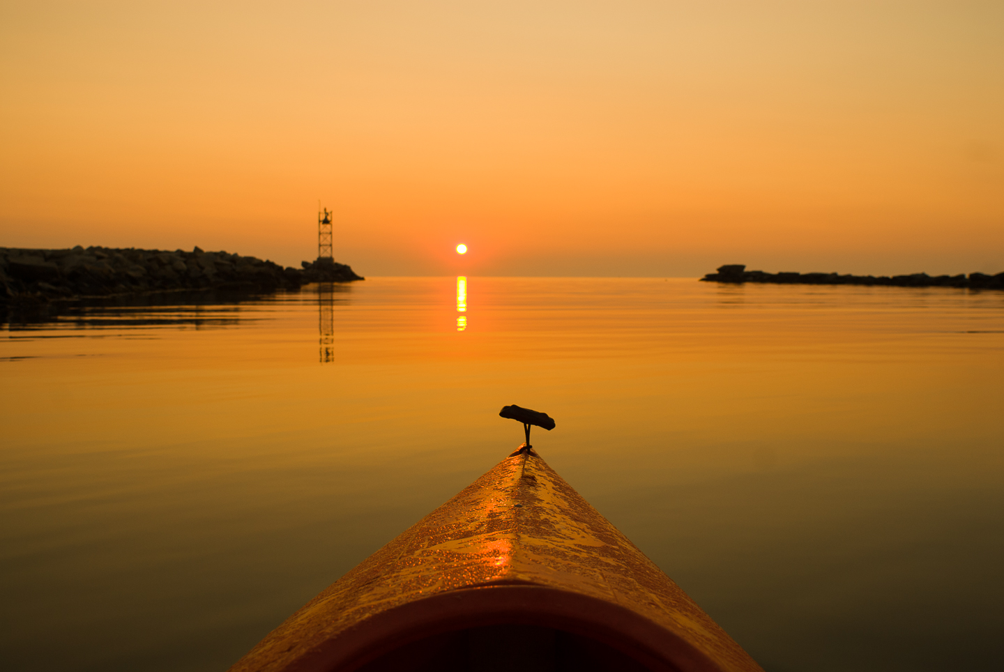 Pond, Kayak, Sunrise, Alison Shaw