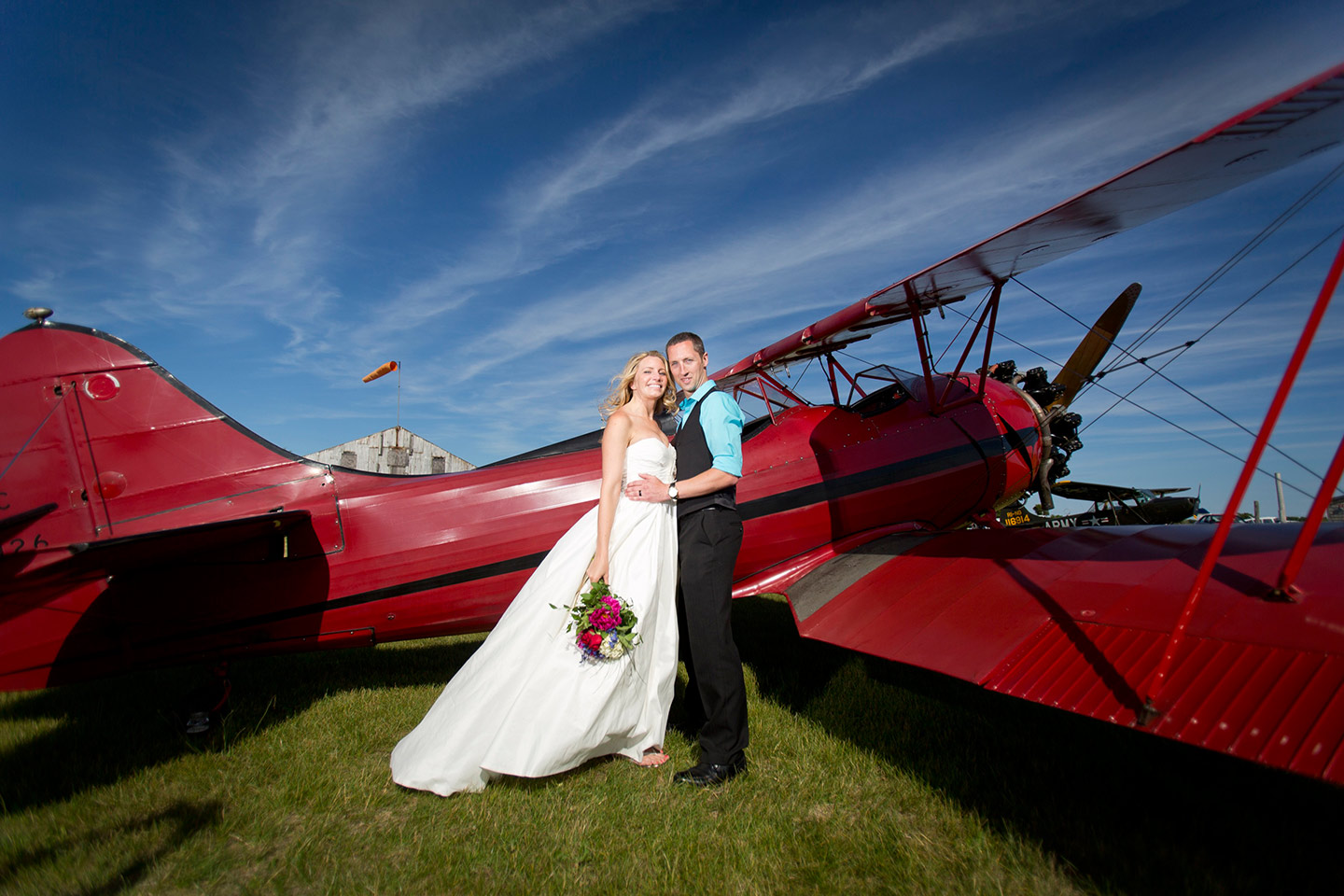 Wedding: Abigail Brown and Jared Stobie at Katama Airfield