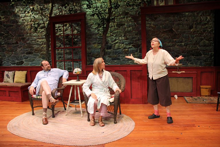 ‘Vanya and Sonia and Masha and Spike’ onstage at the M.V. Playhouse